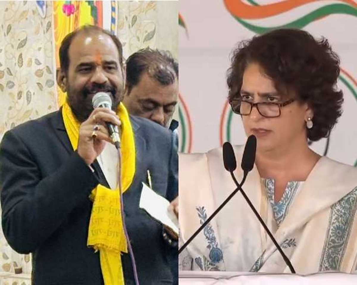 प्रियंका पर बिधूड़ी की टिप्पणी प्रियंका पर बिधूड़ी की टिप्पणी